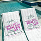 Girls Just Wanna Have Sun Beach Towel