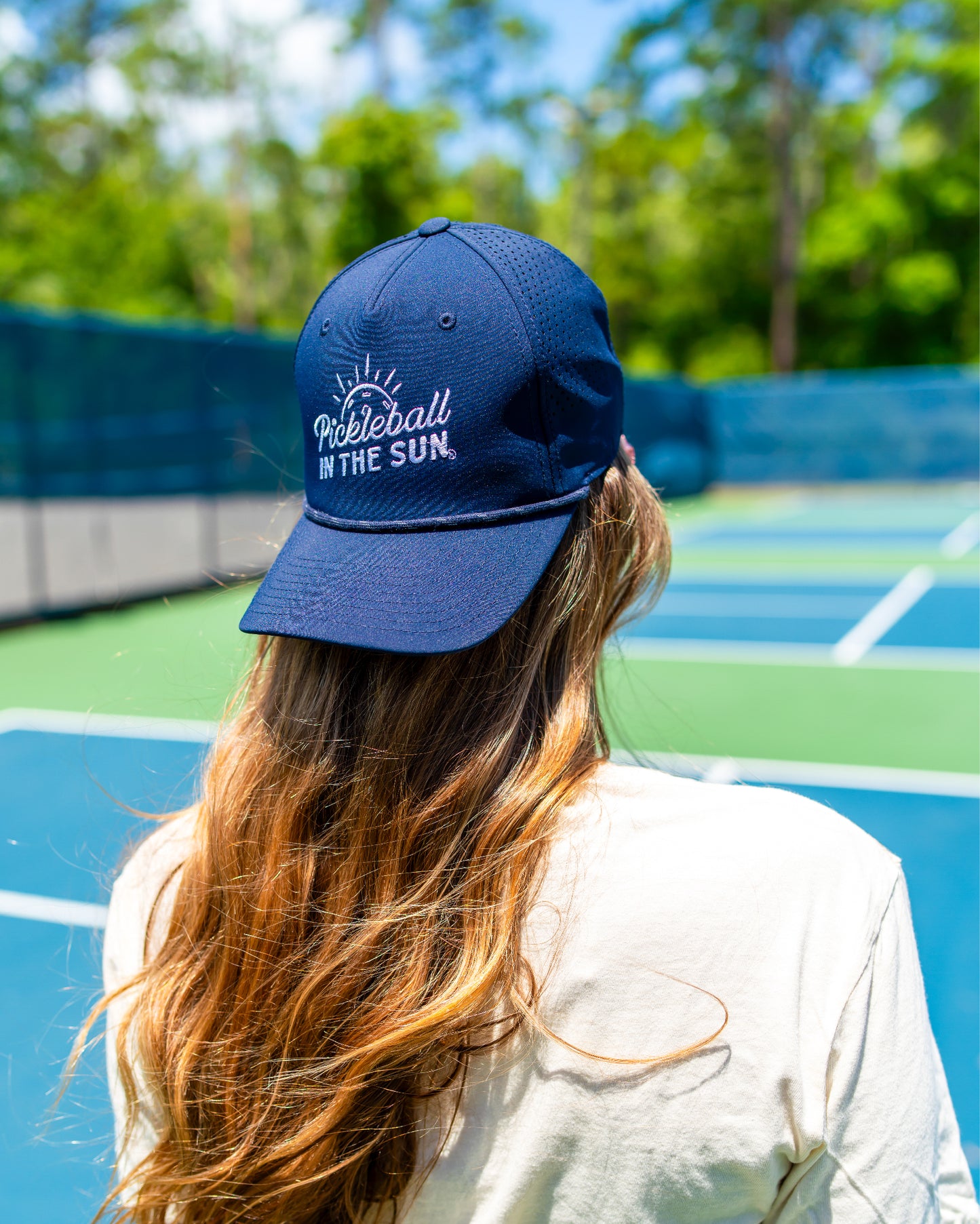 Pickleball in the Sun Embroidered Hat